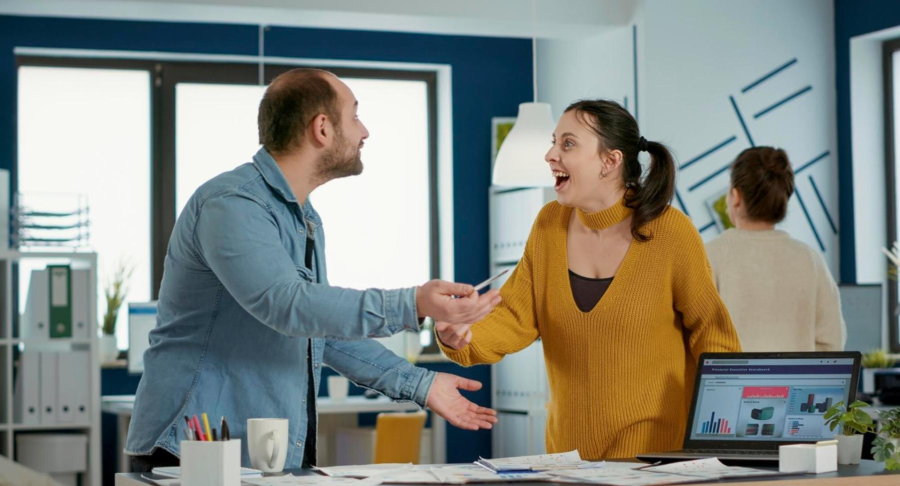 Content planning session with strategy documents